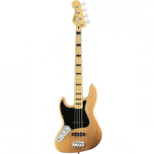 Fender Squier Vintage Modified Jazz Bass ′70s, Left-Handed, Maple Fingerboard, Natural