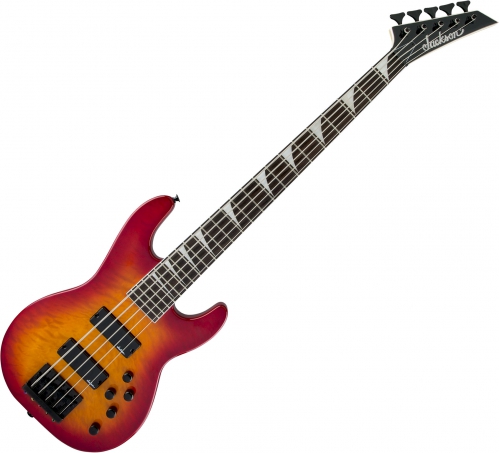 Jackson Js Series Concert Bass Js3vq, Rosewood Fingerboard, Cherry Burst