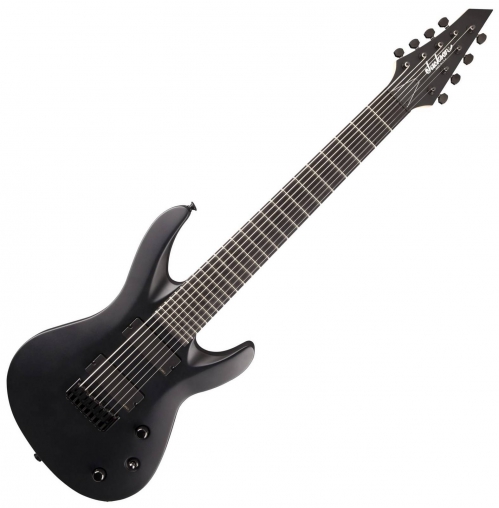 Jackson Usa Select B8dx, Ebony Fingerboard, Neck-Thru, Dimarzio Pickups, With Case, Satin Black