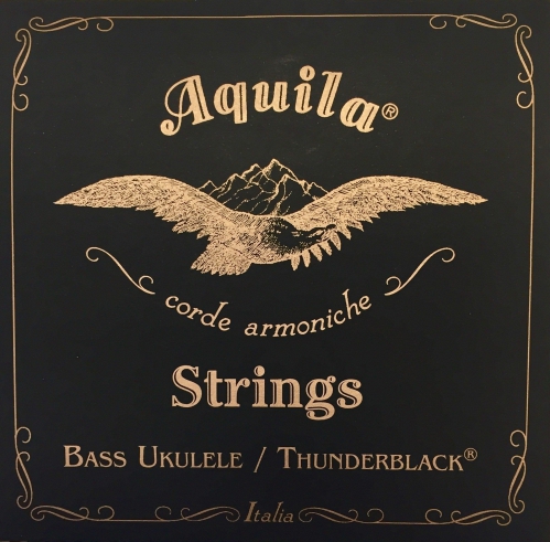 Aquila Thunderblack Bass struny pre ukulele, BEADG, 23 Scale