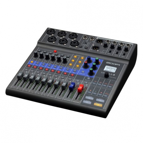 Zoom L-8 LiveTrak zvukov rozhranie, mixr, rekordr