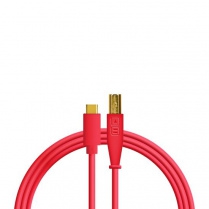 DJ TECHTOOLS Chroma Cable kabel USB-C (czerwony)