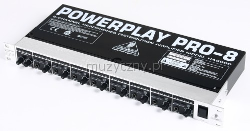 Behringer HA8000 Powerplay Pro 8 slchadlov zosilova