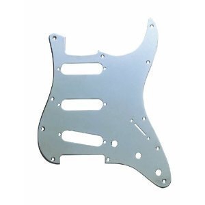 Fender Pickguard, Stratocaster S/S/S, 11-Hole Mount, Chrome-Plated, 1-Ply Fender Pickguard, Stratocaster S/S/S, 11-Hole Mount, Chrome-Plated, 1-Ply