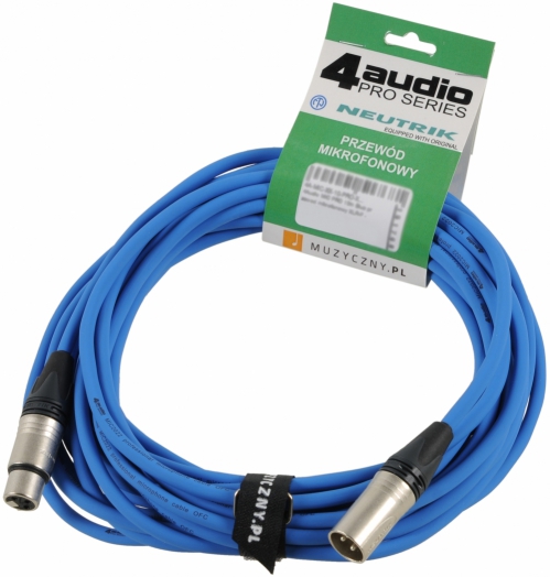 4Audio MIC PRO 4m Blue dr�t