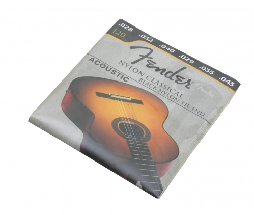 Fender 120 struny pre klasickú gitaru Fender 120 struny pre klasickú gitaru