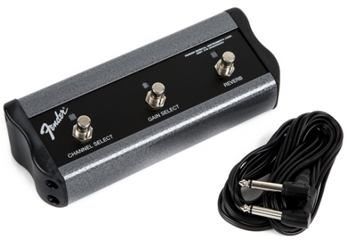 Fender 3-Button Footswitch: Channel /Gain / Reverb With 1/4″ Jack