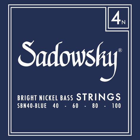 Sadowsky Blue Label Bass Strings Nickel struny do gitary basowej 40-100