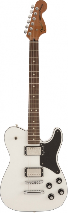 Fender MIJ Troublemaker Telecaster Rosewood Fingerboard Arctic White