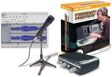 M-Audio Podcast Factory softvr