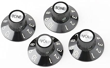 Fender 72 Telecaster Custom Knobs, Black