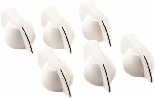 Fender Chicken Head Amplifier Knobs, White