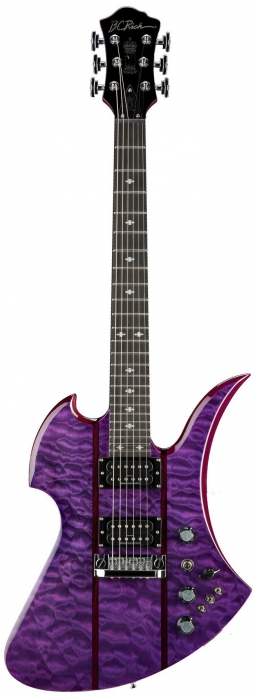 BC Rich Mockingbird Legacy STQ Hardtail Trans Purple