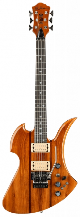 BC Rich Mockingbird Legacy Exotic ST Floyd Rose Koa Top Natural Transparent Gloss