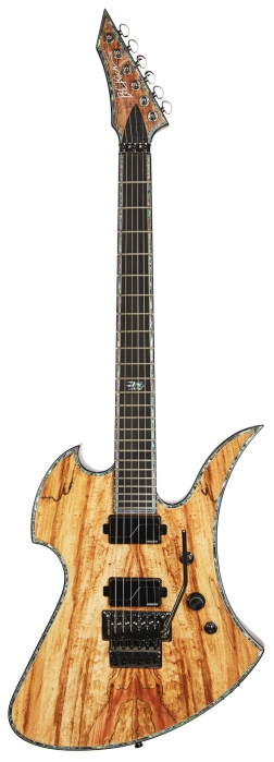 BC Rich Mockingbird Extreme Exotic Floyd Rose Spalted Maple Top Natural Transparent