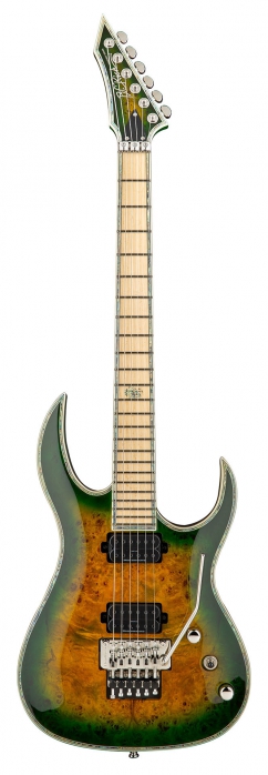BC Rich Shredzilla Z6 Prophecy Exotic Floyd Rose Burl Top Reptile Eye gitara elektryczna
