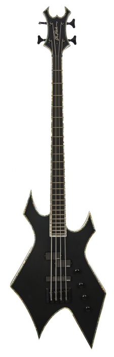 BC Rich Chris Kael Signature Warlock Bass Satin Black