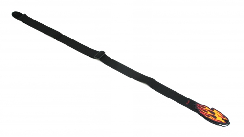 Fender lmpact Flames Black gitarov popruh