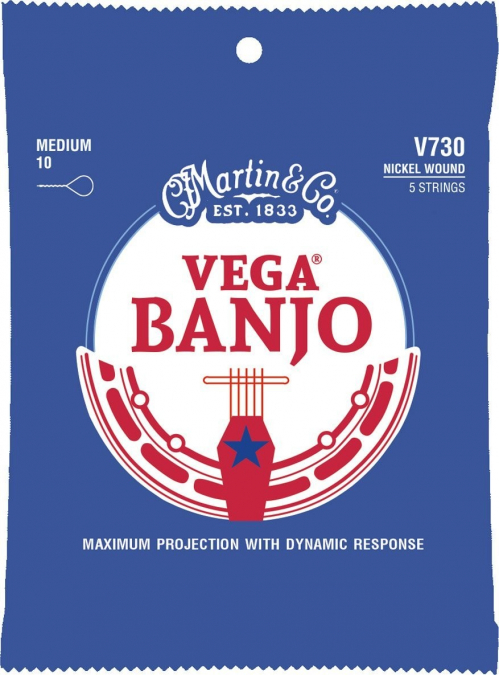 Martin V730 Strings Vega Banjo 7305 Medium struny