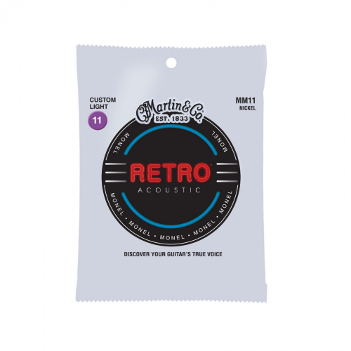 Martin MM11 Retro 11 Custom Light Monel Wound 11-52 struny na akustick� gitaru