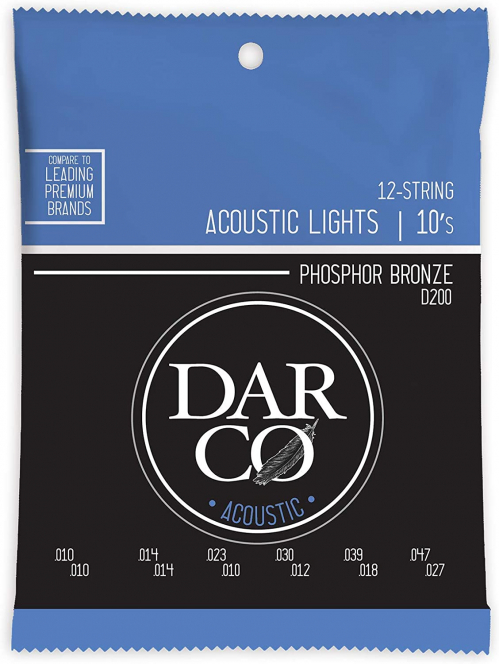 Martin D200 Darco Acoustic Light 92/8 Phosphor Bronze struny na akustick gitaru 10-47