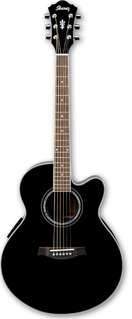 Ibanez AEG 10 E BK elektricko-akustick gitara
