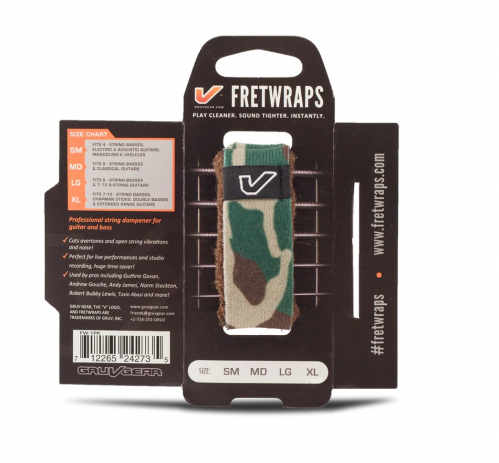 Gruvgear Fretwraps SM Camo Green