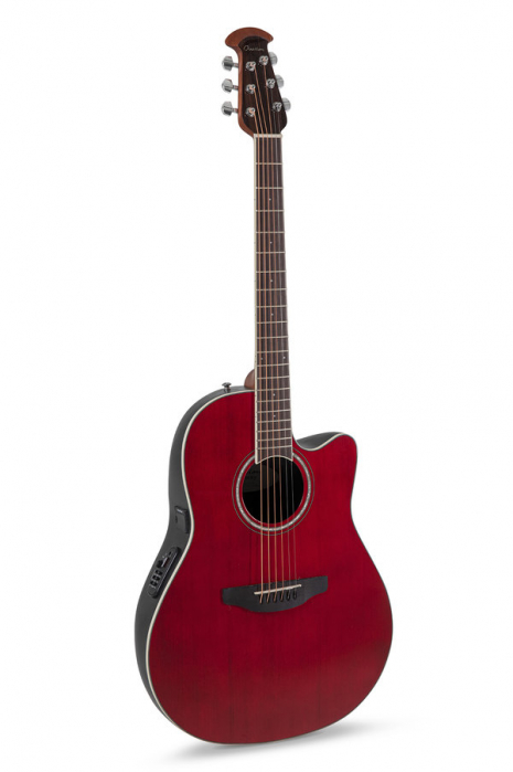 Ovation CS24-RR Celebrity Standard Mid Cutaway Ruby Red elektroakustick gitara