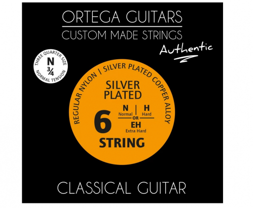 Ortega NYA34N Regular Nylon 3/4 Authentic Normal Tension struny na klasick gitaru