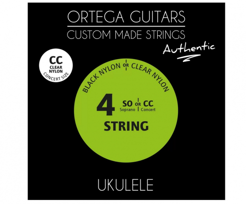 Ortega UKA-CC Clear Nylon Authentic struny pre koncertn ukulele