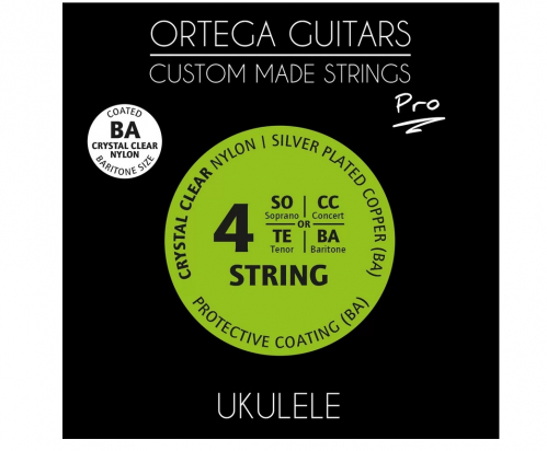 Ortega UKP-BA Crystal Nylon Pro struny na ukulele