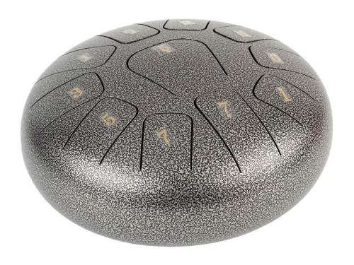 Hayman HTD1011 GY Steel Tongue Drum 10′′ Hayman HTD1011 GY Steel Tongue Drum 10′′