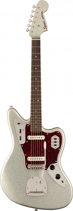 Fender Squier FSR Classic Vibe 60′s Jaguar LRL Silver Sparkle elektrick gitara