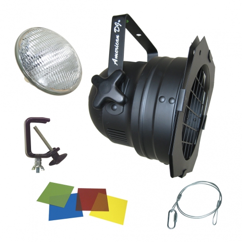 American DJ PAR 56 kr�tky, �ierna + �iarovka