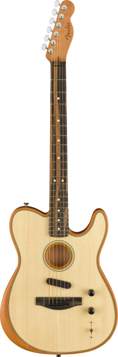 Fender American Acoustasonic Telecaster Ebony Fingerboard Natural