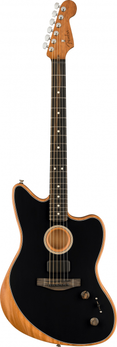 Fender American Acoustasonic Jazzmaster Ebony Fingerboard Black