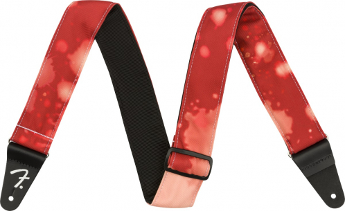 Fender Tie Dye Acid Wash Strap Red