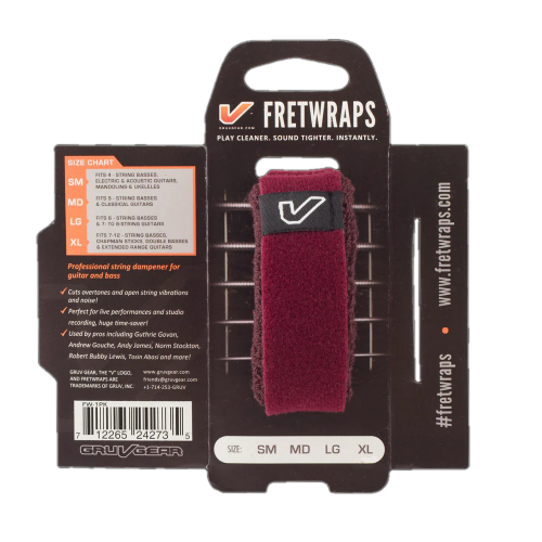 Gruvgear Fretwraps MD Burgundy