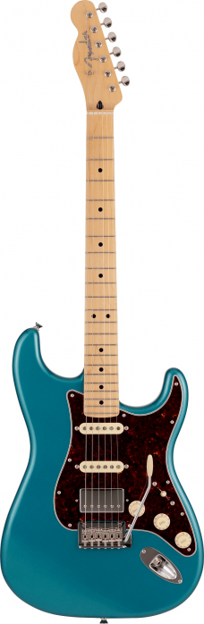 Fender Made in Japan Limited Run Hybrid II Stratocaster HSS Reverse Telecaster Headstock Ocean Turquoise Metallic