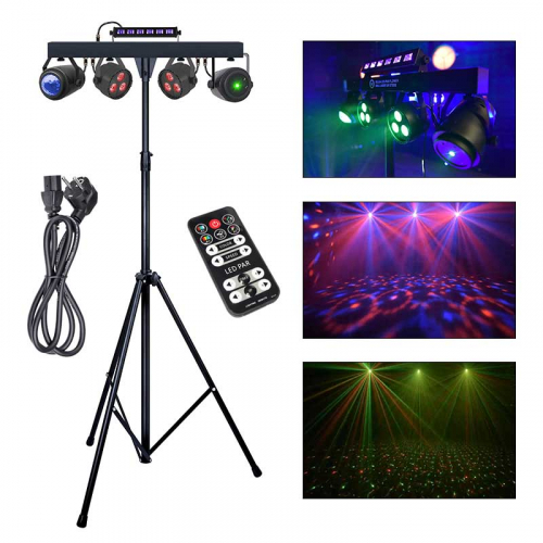 LIGHT4ME BELKA LED PAR FLOWER BALL LASER UV STROBE - multiefekt, owietlenie disco