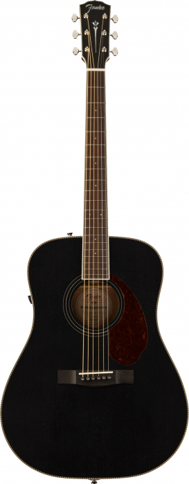 Fender FSR PM-1E Standard Dreadnought Black Top w/ Case