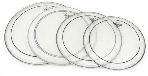 Remo Pinstripe set (12, 13, 16″) + 14″ Powerstroke