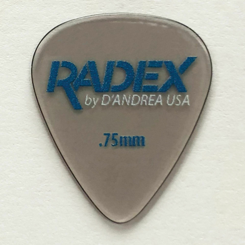 D′Andrea Radex Picks .75 mm Smoke