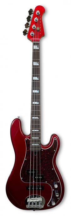 Lakland Skyline 44-64 Custom Bass, 4-String - Candy Apple Red Gloss