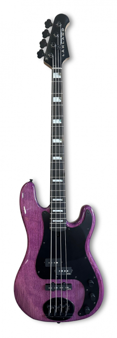 Lakland Skyline 44-64 Custom GZ Bass, 4-String - Translucent Purple Gloss