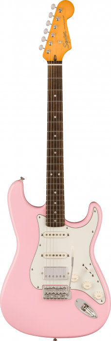 Fender Squier FSR Classic Vibe 60s Stratocaster HSS Laurel Fingerboard Shell Pink