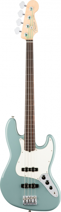 Fender American Pro Jazz Bass Fretless, Rosewood Fingerboard, Sonic Gray