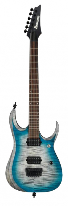 Ibanez RGD61AL-SSB Surreal Blue Burst Axion Label Custom gitara elektryczna, wymieniony gryf