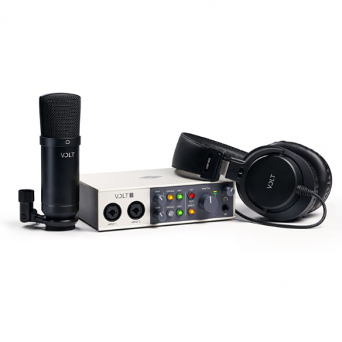 Universal Audio VOLT 2 Studio Pack interface, suchawki, mikrofon-zestaw