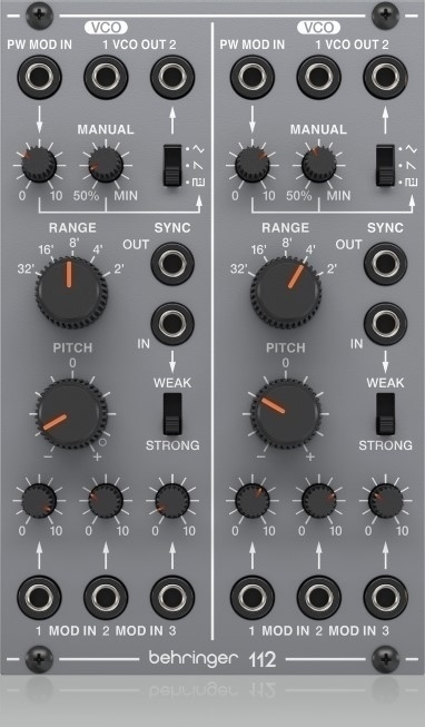 Behringer 112 DUAL VCO Modu syntezatora modularnego